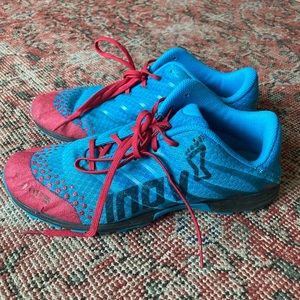 Inov-8 F-lite 195 blue and red sneakers 8.5W 7M